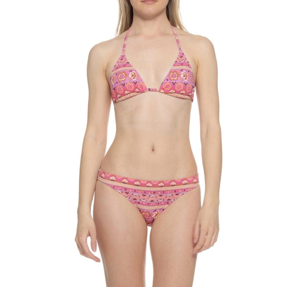Beach Babe bikini set Billabong Berry Pink XS NWT